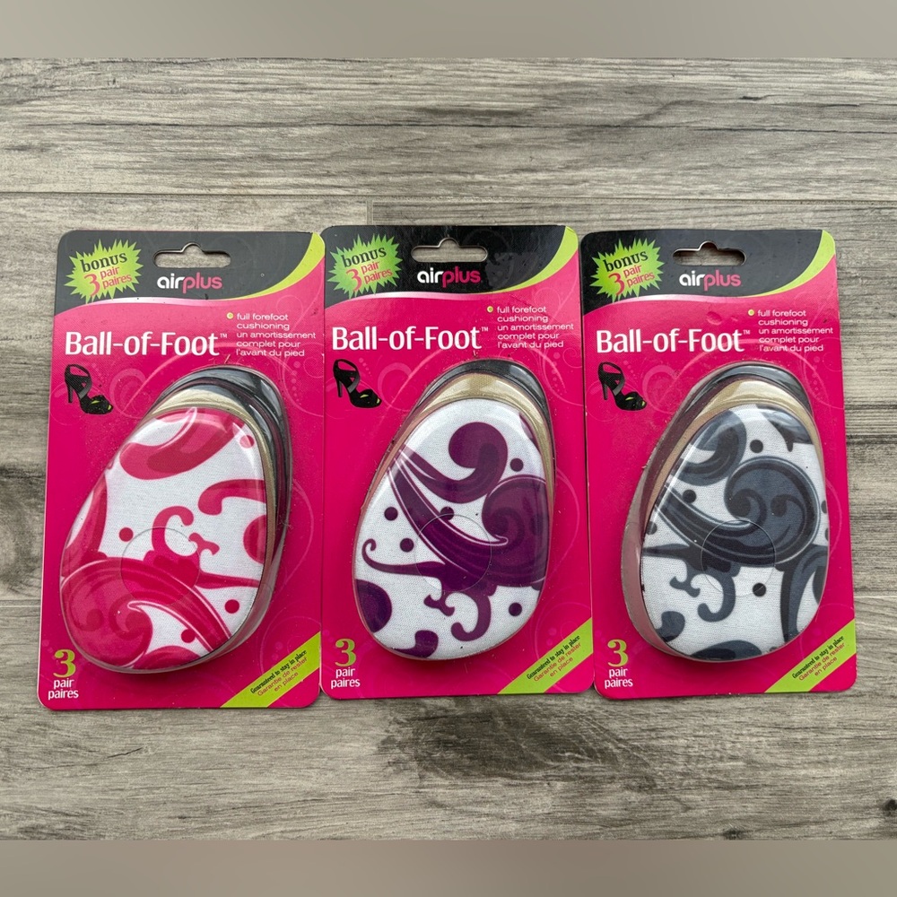 Airplus Ball-of-Foot Cushion 9 pairs – Forefoot Comfort and Improved Shoe Fit